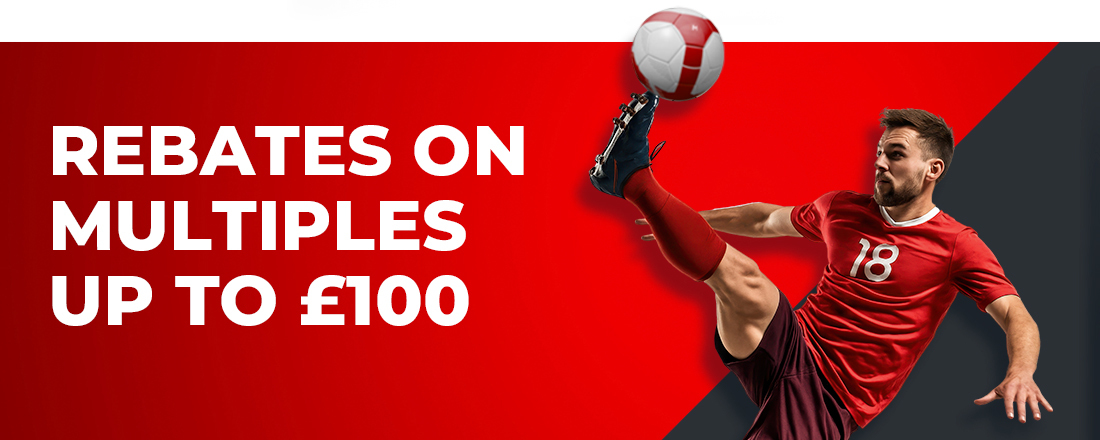 Matchbook Rebates on Multiples up to 100 Pounds promotion